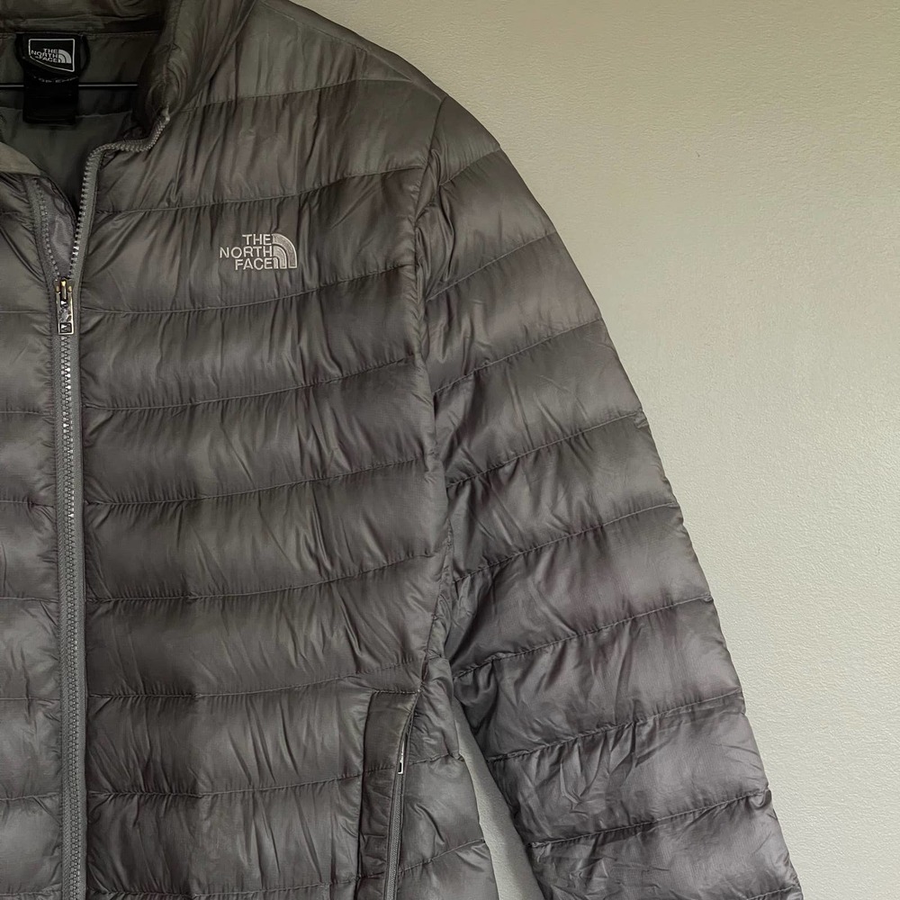 The North Face Puffer Coat Grey Size XL 700 Fill Parka Warm Comfortable Classic - Picture 5 of 16